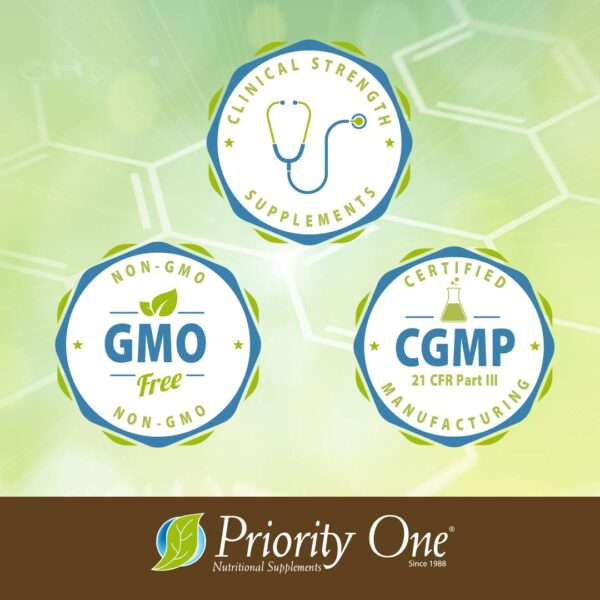 Detalle cápsulas Priority One Hepa Cleanse apoyo hepático natural