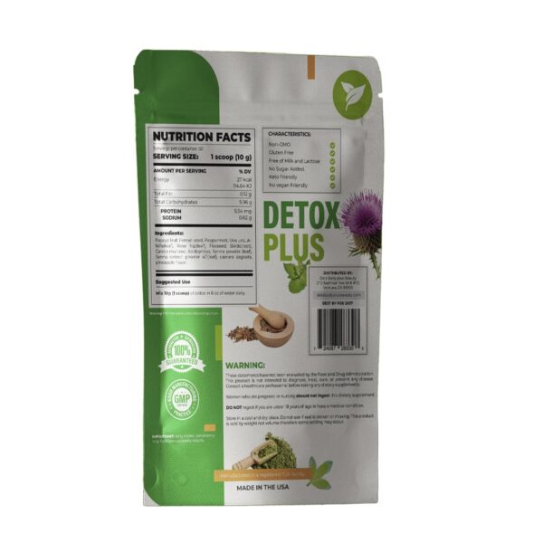 Empaque Dela Body plus Beauty detox limpieza intestinal sabor piña