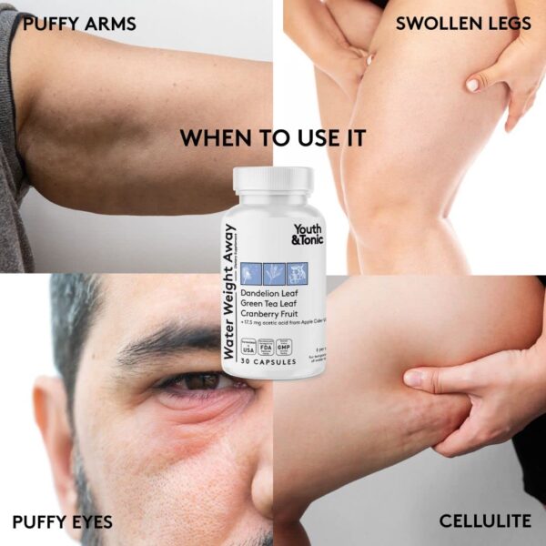 Pastillas detox con vinagre de manzana y probióticos para salud