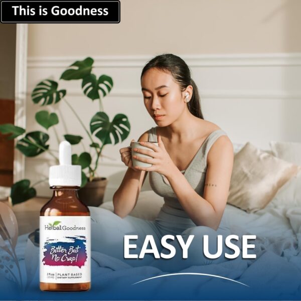 Detalle de ingredientes de Herbal Goodness Bitter But No Crap