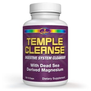 Cápsulas temple cleanse limpieza colon oxígeno y magnesio