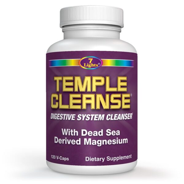 Cápsulas temple cleanse limpieza colon oxígeno y magnesio
