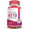 Gomitas keto drops sobre fondo blanco mostrando color y textura