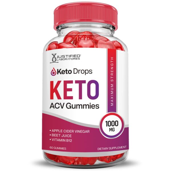Keto Drops ACV suplemento con jugo de remolacha y granada
