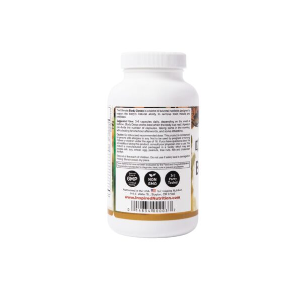 Suplemento Body Detox para eliminación de toxinas