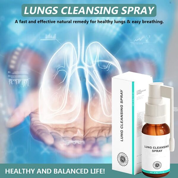 envase spray limpieza pulmones soporte respiratorio natural