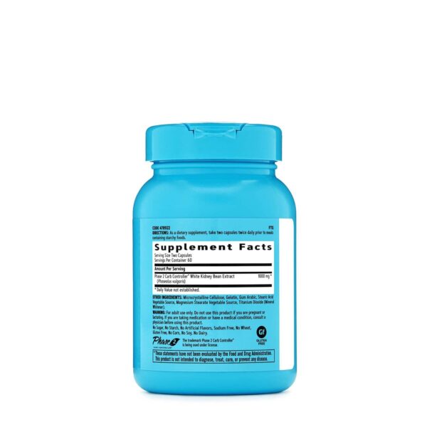 Frasco del suplemento GNC Total Lean Fase 2 para control de carbohidratos