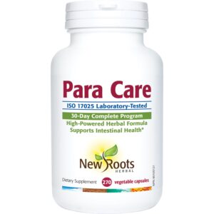Envase de Para Care New Roots Herbal para salud intestinal