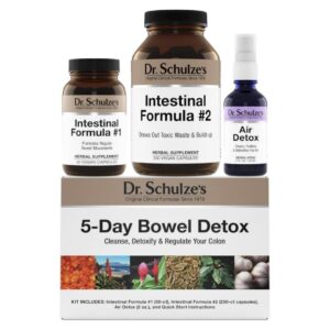 Detox intestinal 5 días Dr Schulze set de limpieza colon