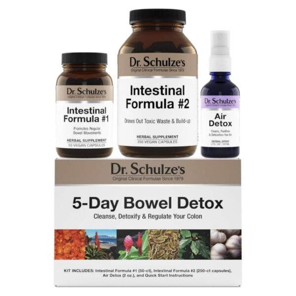 Detox intestinal 5 días Dr Schulze set de limpieza colon