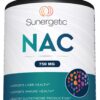 Suplemento NAC 750 mg cápsulas para salud hepática