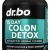 Botella Colon Cleanser detox natural Dr. Bo para limpieza intestinal 15 días
