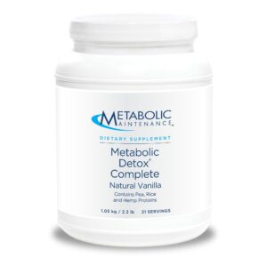 Metabolic Detox Complete polvo sabor vainilla suplemento detox