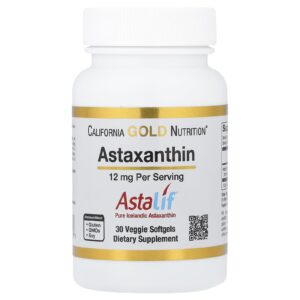 Frasco de Astaxantina California Gold Nutrition