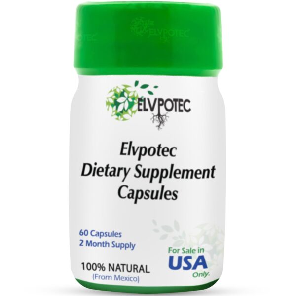 Cápsulas naturales ELVPOTEC apoyo cuerpo e intestinos
