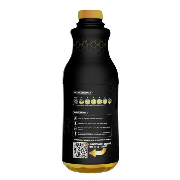 Detalle etiqueta Stinger Detox The HIVE