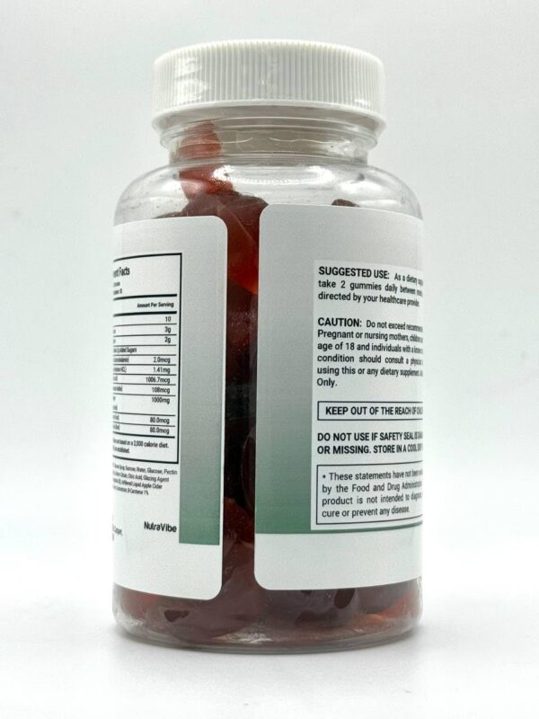 Contenido gomitas Bioketix Keto ACV suplementación avanzada