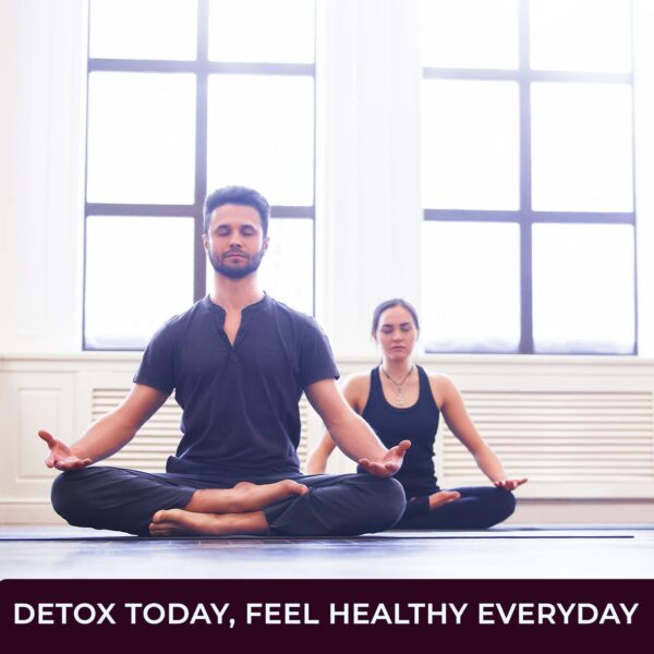 Detalle botella Wellgenix Omni Herbal Cleanse sabor uva