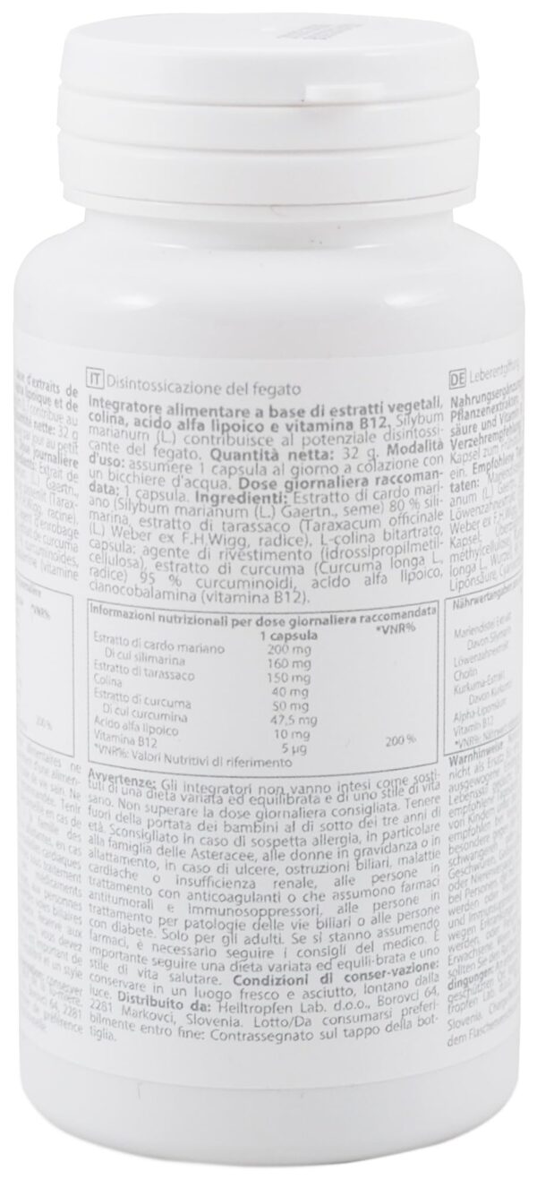 Suplemento dietético Heiltropfen para detox hepático