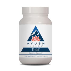 Ayush Herbs Trifal suplemento digestivo caja blanca