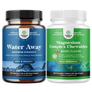 Caja frontal Water Away diurético herbal de Natures Craft