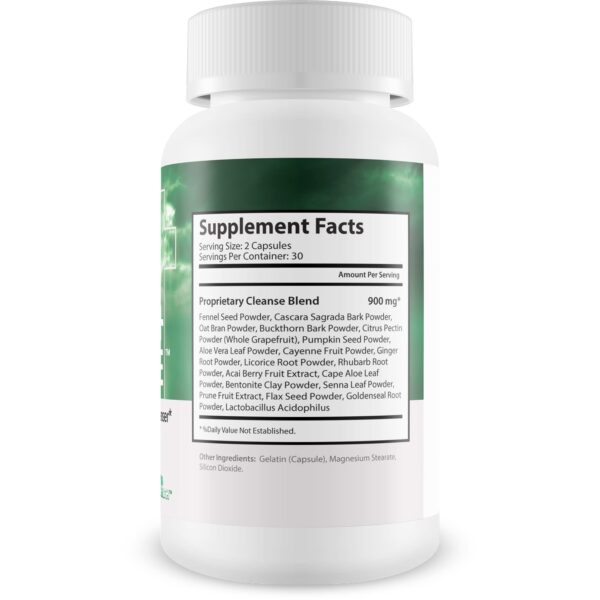 Etiqueta del suplemento Keto Cleanse de Pro Divinity Labs con ingredientes vegetales