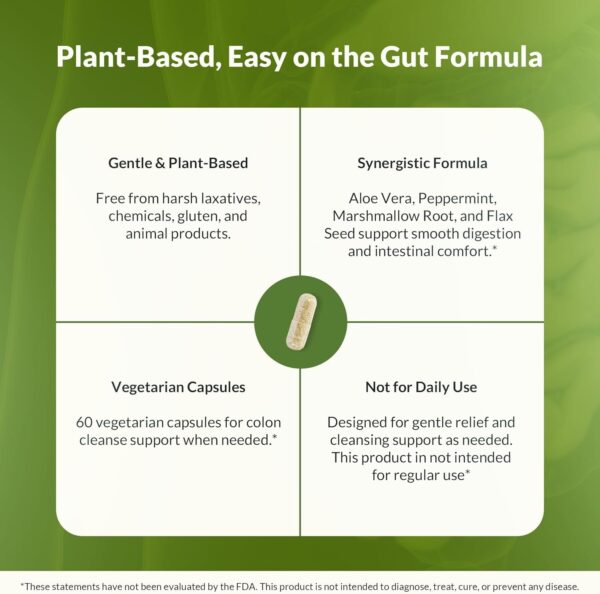 Hierbas vegetales para detox colon Natural Wellness