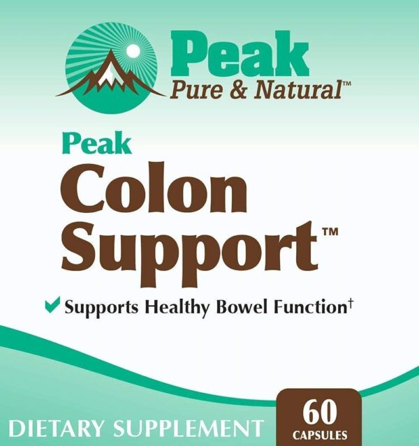 Capsulas Peak Pure & Natural para limpieza del colon
