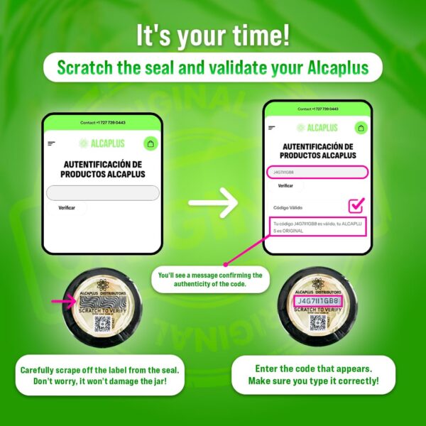 ALCAPLUS spirulina detox suple para metabolismo y energía natural