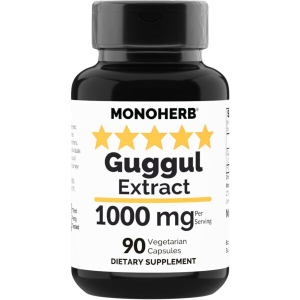 Frasco extracto de Guggul 1000 mg MONOHERB
