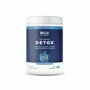 Paquete polvo detox extremo Bella All Natural sin sabor
