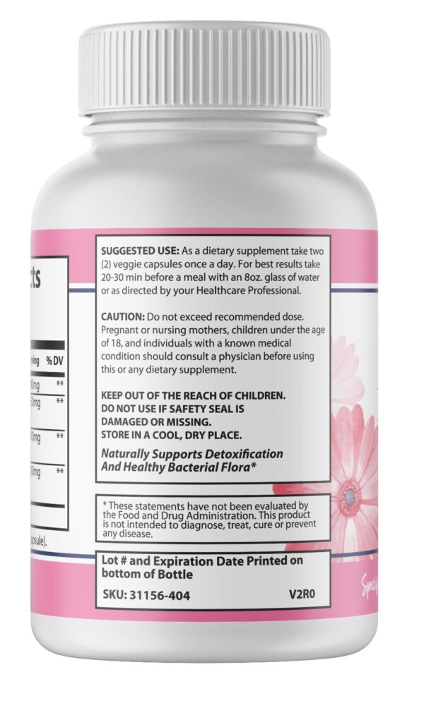 Cápsulas PureFight4U Candilex apoyo flora bacteriana sana femenina