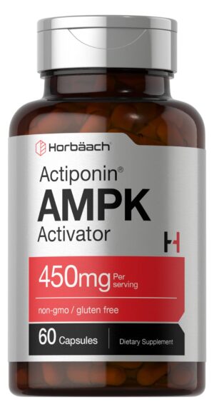 Botella Horbäach AMPK activador metabólico 60 cápsulas