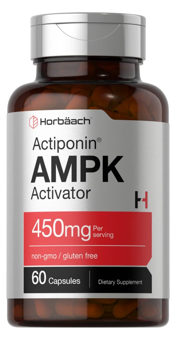 Botella Horbäach AMPK activador metabólico 60 cápsulas