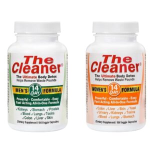 Paquete detox dúo CenturySystemsBrand The Cleaner 104 cápsulas