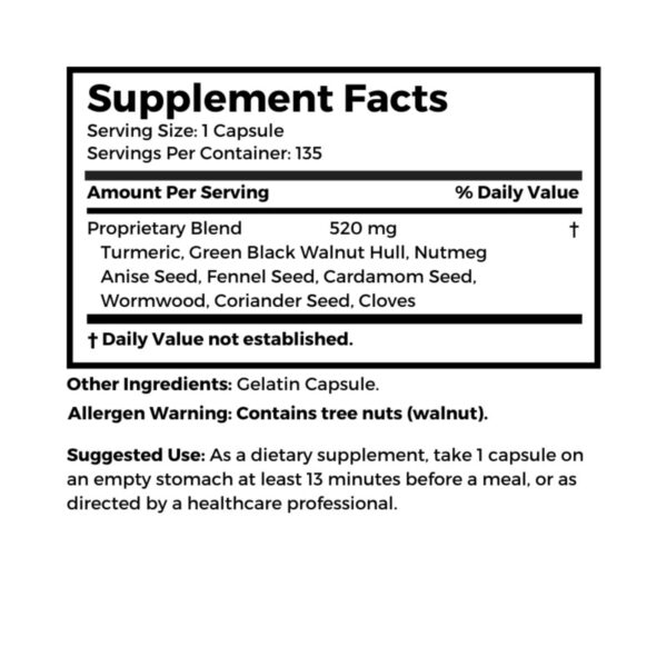 Cápsulas Para-Zap Dr Clark Store en mano