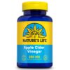 Vinagre de sidra de manzana Nature's Life 250mg cápsulas veganas