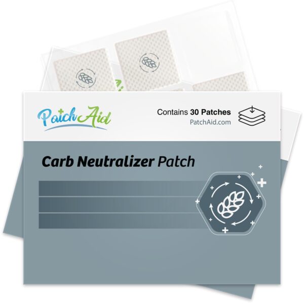 Parche neutralizador de carbohidratos PatchAid paquete blanco
