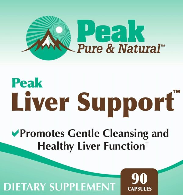 Frasco Peak Liver Support cardo mariano limpieza hepática