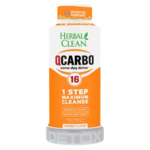 Herbal Clean QCarbo16 bebida detox sabor naranja