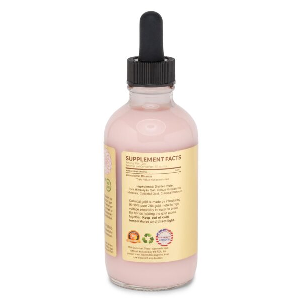 Detalle botella I Am Joy Ormus oro coloidal 24k 4oz