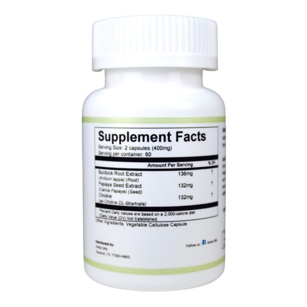 envase frontal Herbs SRA LiverControl cápsulas veganas detox hígado