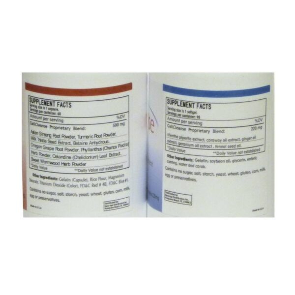 GallCleanse suplemento dietético natural para vesícula biliar