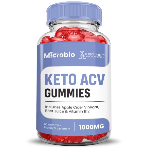Gomitas veganas Microbio Keto con B12 y jugo de granada