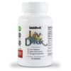Frasco de cápsulas Liv D-Tox con ingredientes naturales
