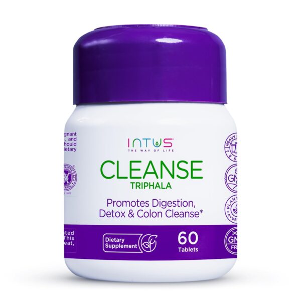Paquete Intus Cleanse suplemento para detox y salud digestiva 60 tabletas
