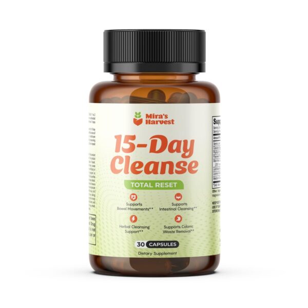 Paquete Mira’s Harvest limpieza intestinal 15 días 30 cápsulas Paquete Mira’s Harvest limpieza intestinal 15 días 30 cápsulas