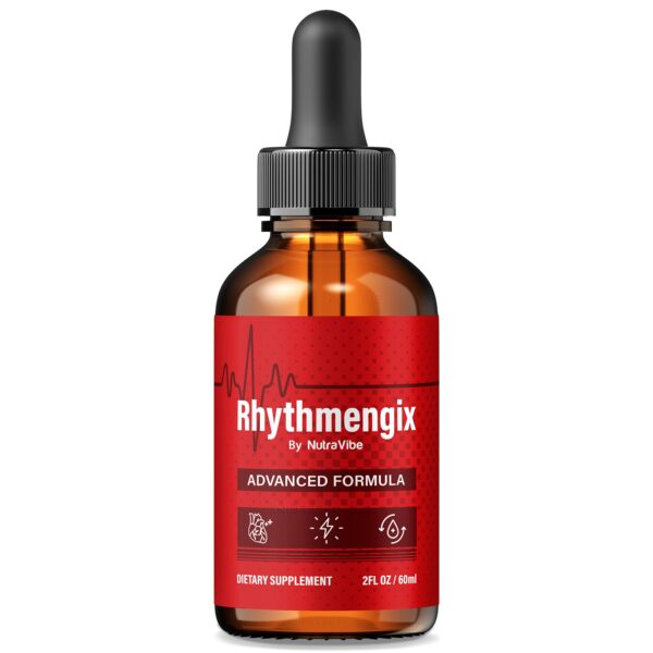 Frente del gotero NutraVibe Rhythmengix Gotas