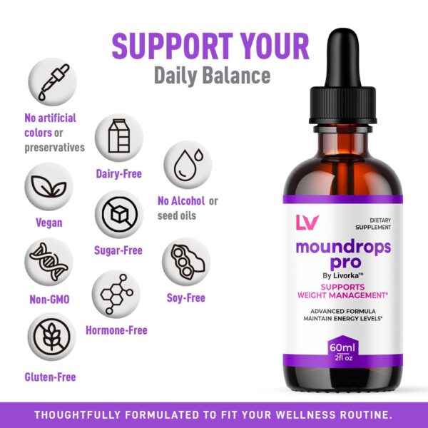 Suplemento Moundrops Pro original para mantener energía y fitness
