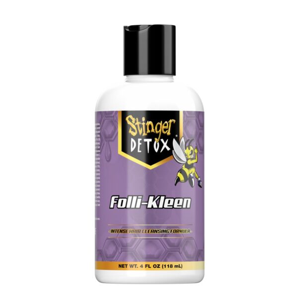 Shampoo detox Stinger Folli-Kleen para limpieza natural del cabello